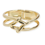 107225, ROPE KNOT METAL BANGLE BRACELET