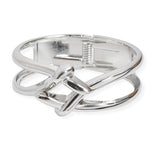107225, ROPE KNOT METAL BANGLE BRACELET