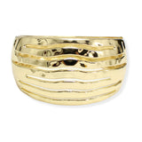 107285, CUTOUT ACCENT METAL OPEN BANGLE BRACELET