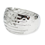 107285, CUTOUT ACCENT METAL OPEN BANGLE BRACELET