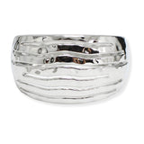 107285, CUTOUT ACCENT METAL OPEN BANGLE BRACELET