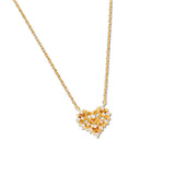 108508, SANCTUARY DAINTY CUBIC ZIRCONIA HEART NECKLACE