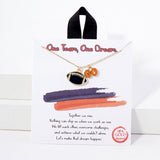 107859, GO FOOTBALL GAME DAY ENAMEL PENDANT NECKLACE