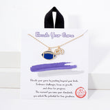 107859, GO FOOTBALL GAME DAY ENAMEL PENDANT NECKLACE