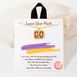 107708, GO GAME DAY ENAMEL PENDANT NECKLACE