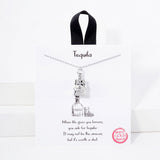 107417, TEQUILA BOTTLE CHARM PENDANT NECKLACE