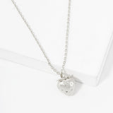 107416, SWEET SIMPLICITY DAINTY STRAWBERRY PENDANT NECKLACE