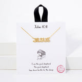 John 10 to 11 Jesus Pendant Necklace