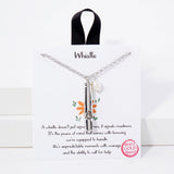 107427, WHISTLE FRESHWATER PEARL CHARM SAFETY WHISTLE PENDANT NECKLACE