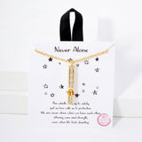 107426, NEVER ALONE STAR CUBIC ZIRCONIA ACCENT SAFETY WHISTLE PENDANT NECKLACE