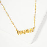 107238, SPECTACULAR NANNY LETTER NECKLACE