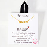 107238, SPECTACULAR NANNY LETTER NECKLACE