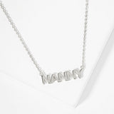 107238, SPECTACULAR NANNY LETTER NECKLACE