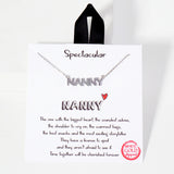 107238, SPECTACULAR NANNY LETTER NECKLACE