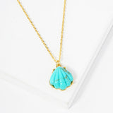 107415, TRUE BEAUTY SEASHELL PENDANT NECKLACE