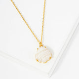 107415, TRUE BEAUTY SEASHELL PENDANT NECKLACE