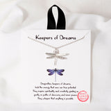 108650, KEEPERS OF DREAMS DRAGONFLY PENDANT NECKLACE