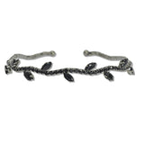 108384, MARQUISE CUBIC ZIRCONIA ACCENT CRYSTAL RHINESTONE STRETCH CUFF BRACELET