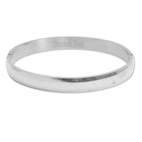 108099, SOLID STAINLESS STEEL BANGLE BRACELET