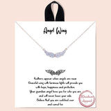 Dainty Angel Wing Necklace