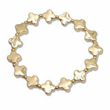 107689, CLOVER BEADED STRETCH BRACELET