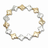 107689, CLOVER BEADED STRETCH BRACELET
