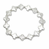 107689, CLOVER BEADED STRETCH BRACELET