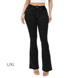 108681, BLING CRYSTAL EMBELLISHED DENIM STRETCH JEANS