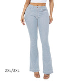 108683, BLING CRYSTAL EMBELLISHED DENIM STRETCH JEANS