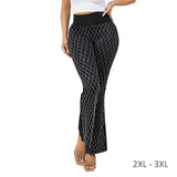 108370, WAFFLE PATTERN CRYSTAL EMBELLISHED BLING LEGGINGS