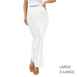 108373, WAFFLE PATTERN CRYSTAL EMBELLISHED BLING LEGGINGS