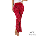 108378, WAFFLE PATTERN CRYSTAL EMBELLISHED BLING LEGGINGS