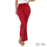 108378, WAFFLE PATTERN CRYSTAL EMBELLISHED BLING LEGGINGS