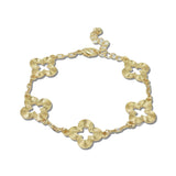 Four Leaf Clover Station Bracelet – Gold · BW3639GD_WT _DSC8484