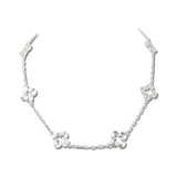 Open Quatrefoil Station Necklace – Silver · NW3640SV_WT _DSC8487