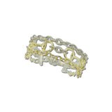 14K Gold Plated Two Tone Heritage Link Multi Strand Bracelet – Two Tone · 2249B_MX _DSC8575