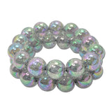 Crackled Acrylic Gumball Bead Stretch Bracelet Set – Volcano · MBR5785VOL_PK _DSC8634