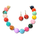 Marbled Gumball Bead Necklace Set – Gold/Multi · MNE8829MU_PK _DSC8674