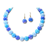 Iridescent Acrylic Gumball Bead Necklace Set – Gold/Blue Multi · MNE8828BLMU_PK _DSC8676