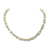 14K Gold Plated Two Tone U-Link Chain Necklace – Two Tone · NK4862-2T_IM _DSC8949