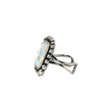 Cushion Rhinestone Western Statement Cuff Ring – Silver Burnished/AB · SR0595SBAB_SW _DSC8997