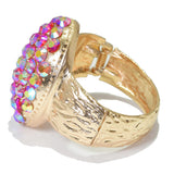 96430, OVAL PEARL STUDDED BANGLE BRACELET