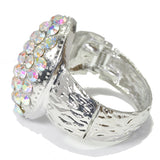 96430, OVAL PEARL STUDDED BANGLE BRACELET