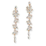 108550, MULTI SHAPE RHINESTONE EVENING DROP DANGLE EARRING