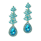 108505, TEARDROP ACCENT CRYSTAL RHINESTONE DANGLE EARRING