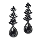 108505, TEARDROP ACCENT CRYSTAL RHINESTONE DANGLE EARRING