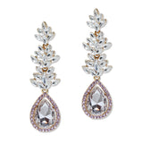 108505, TEARDROP ACCENT CRYSTAL RHINESTONE DANGLE EARRING