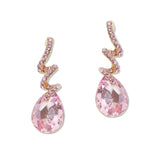 108524, TEARDROP ACCENT CRYSTAL RHINESTONE EARRING