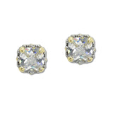 108418, CUBIC ZIRCONIA DESIGNER INSPIRED STUD EARRING