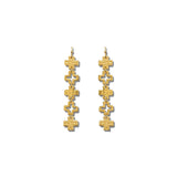 Hammered Cutout Cross Dangle Earrings – Gold · EW20341GD_WT EW20341 GD